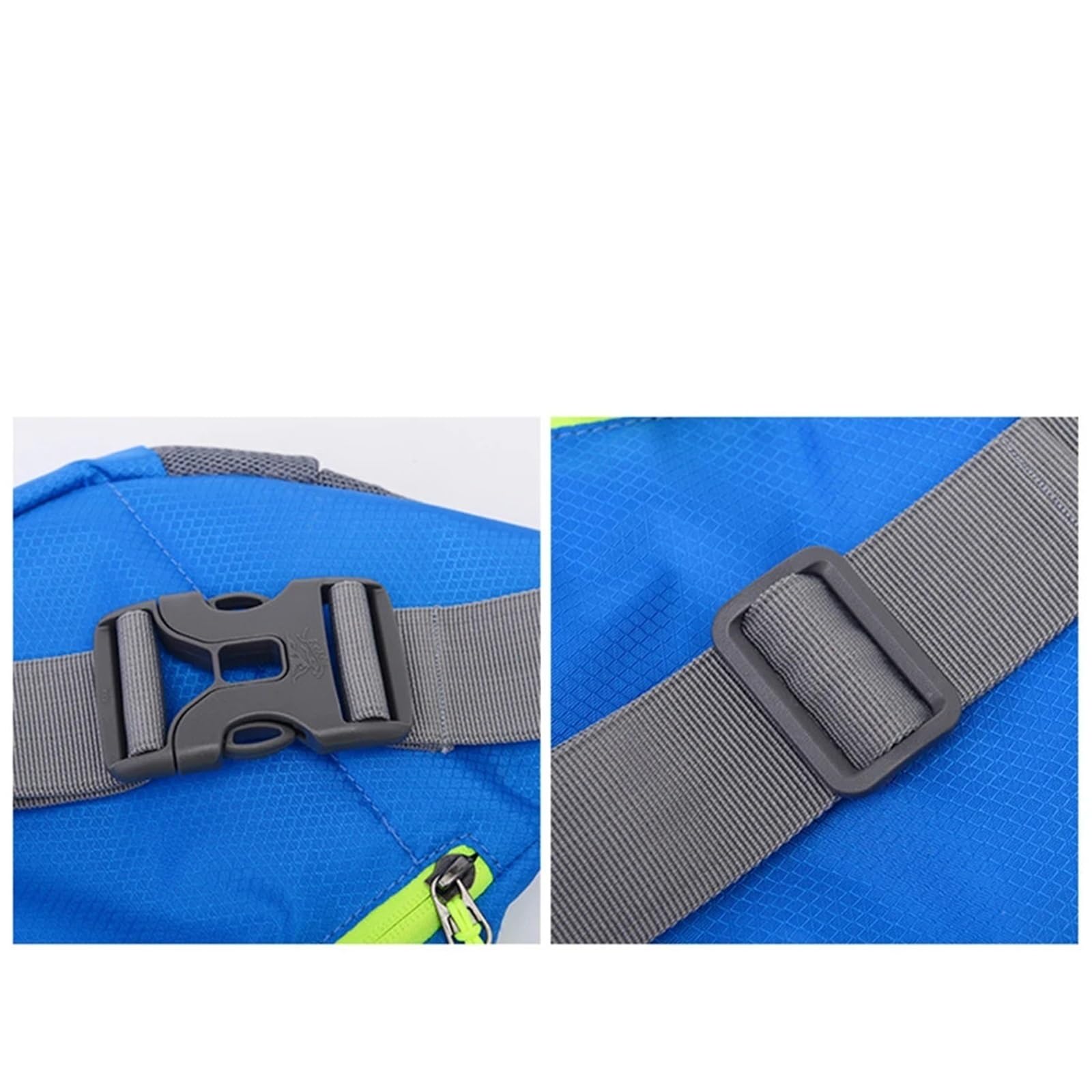 Riñoneras de Nailon for Correr, riñoneras Ligeras, elásticas, Transpirables, Alta Capacidad con Cremallera, Accesorios Deportivos para Trotar(Orange)
