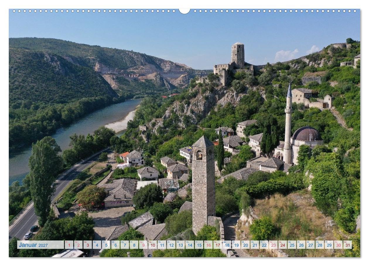 CALVENDO · WILDER SCHÖNER BALKAN (Kalender 2027) | DIN A2 Querformat · Wandkalender · Außergewöhnliche Drohnenfotos vom Balkan vom Fotografen Steffen Schellhorn