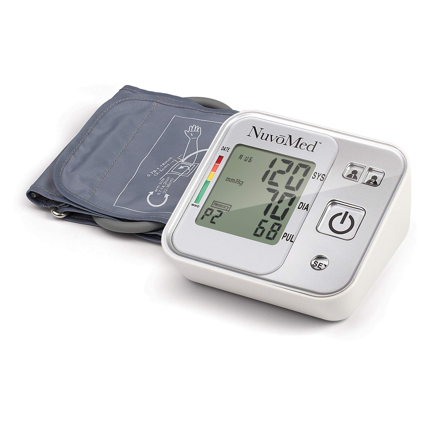 Blood Pressure Monitor Accurate Pulse Rate Monitoring Automatic Electronic Monitors Bp Tracking Mach