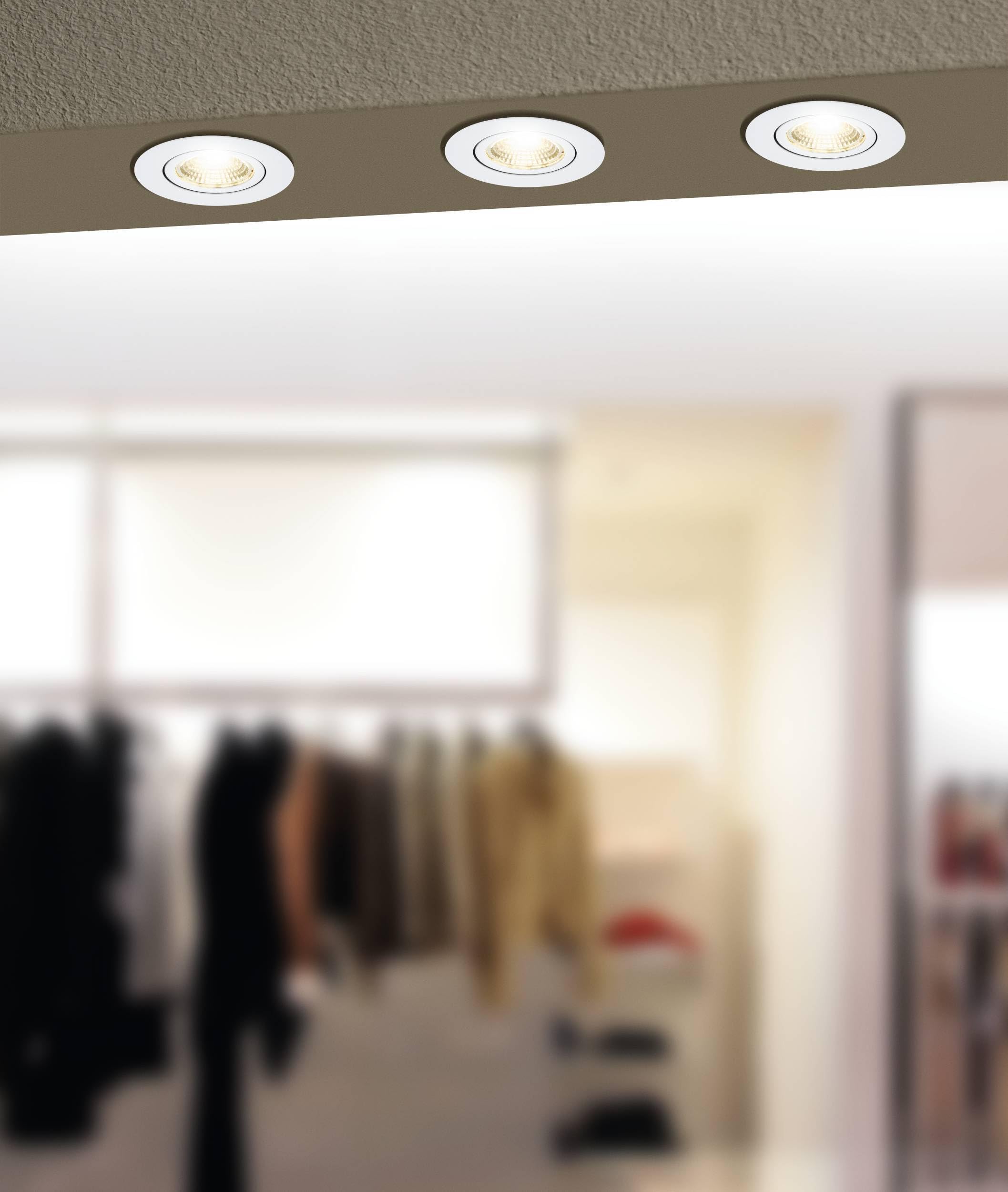 Eglo Connect.z Smart Home LED spot Light Saliceto-Z, diameter 3.5 inches, ZigBee, app and Voice Control - Image 4