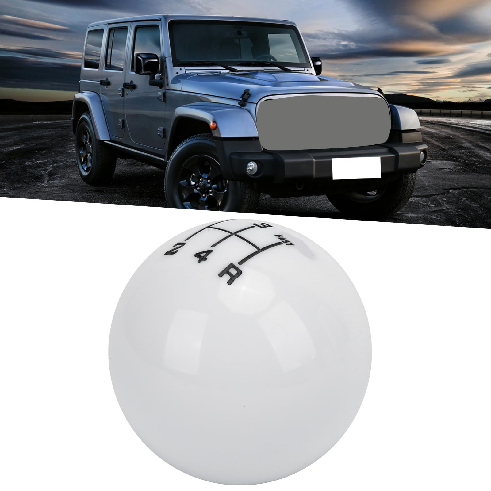 Leva Del Cambio Per Auto A 5 Velocà Pomello Del Cambio Automatico Con Adattatore M8 M10 Testine Del Cambio Con Sfera Rotonda Nera Leva Del Cambio Di Ricambio