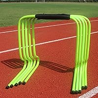 Vista 12 de YXXSDP Juego de entrenamiento de velocidad y agilidad, obstáculos de entrenamiento de obstáculos portátiles profesionales, equipo de práctica