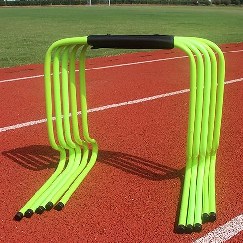 Miniatura 12 de YXXSDP Juego de entrenamiento de velocidad y agilidad, obstáculos de entrenamiento de obstáculos portátiles profesionales, equipo de práctica