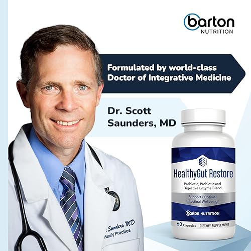 Miniatura 7 de Healthy Gut Restore - Suplementos de salud intestinal, prebióticos y probióticos para la salud digestiva, apoyo inmunológico, alivio de la