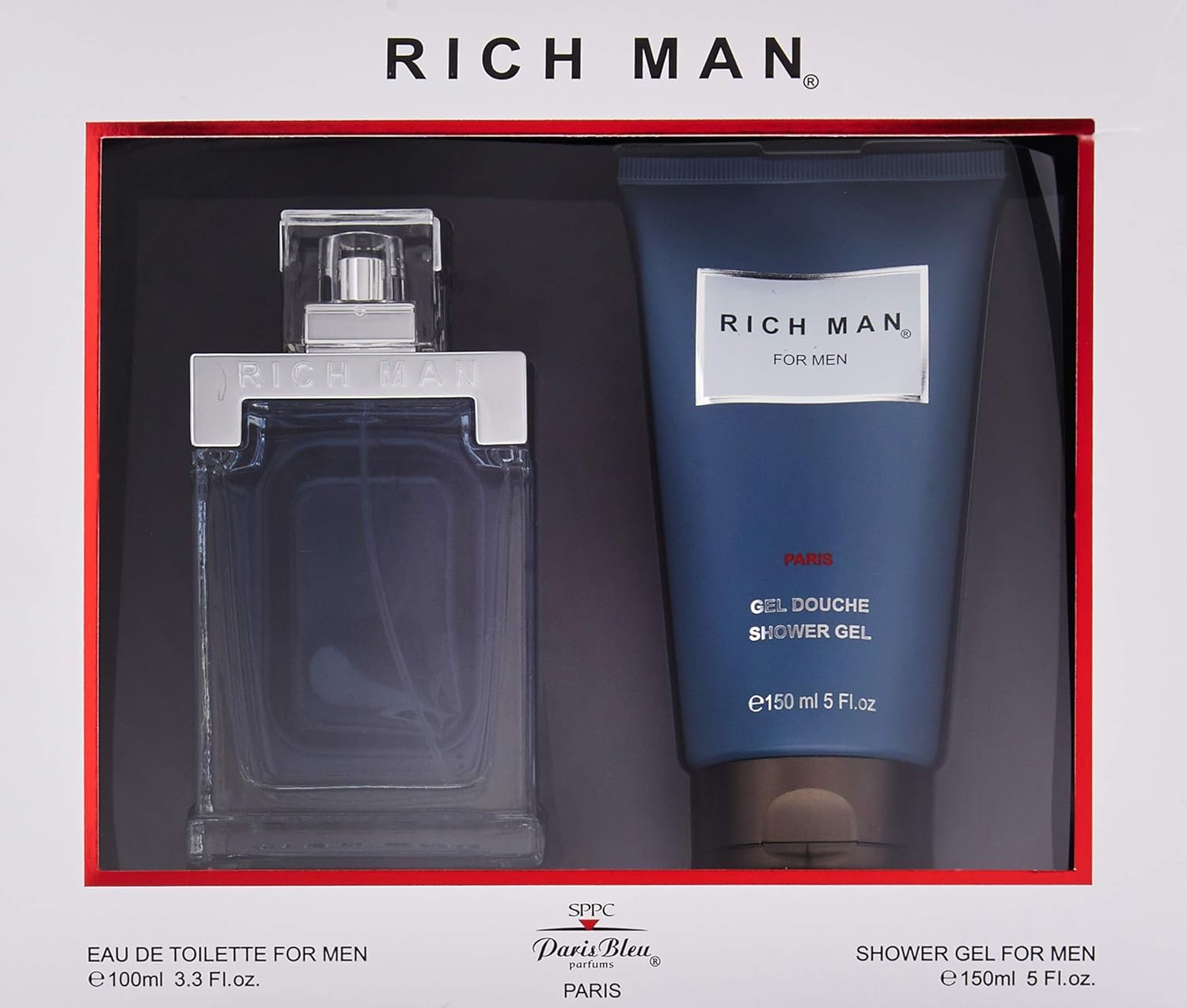 Rich Man 3.3 EDT+ 5.0 Shower Gel Set For Men
