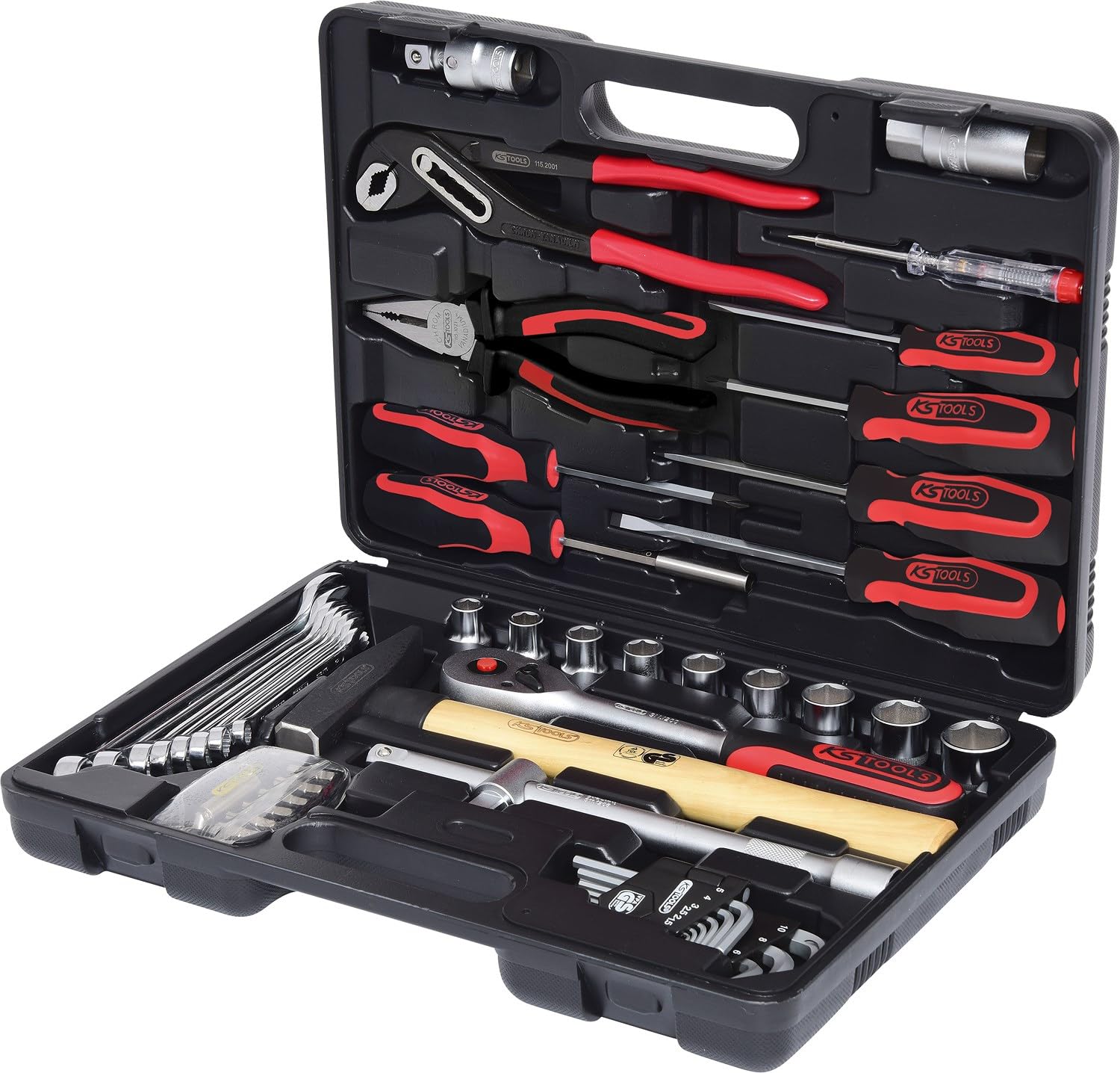 KS Tools 911.0650 1/4"+1/2" Juego de herramientas, 50 pzs