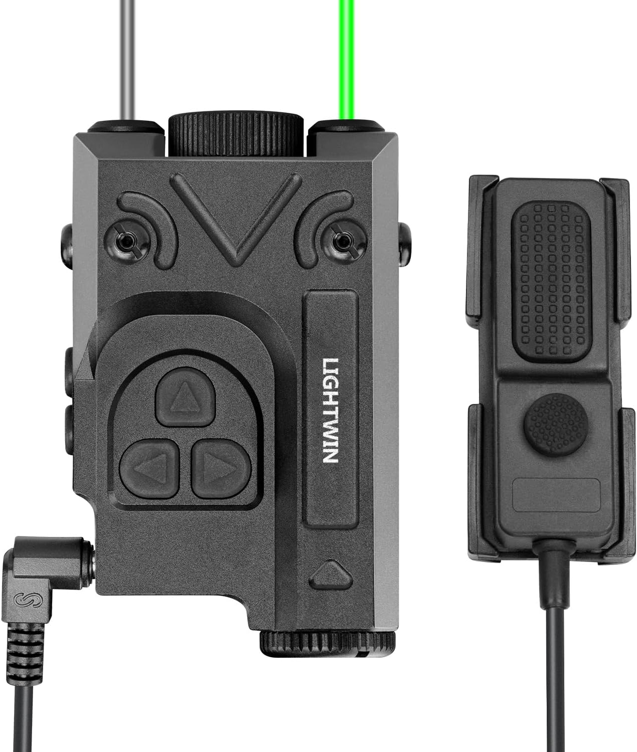 SMSlaser Compact Laser Sight + Infrared(IR) Laser Sight with 1200 Lumens Tactical Flashlight, 4-Level Brightness, Strobe Function for Laser and Flashlight, Housed in Hard-Anodized Aluminum Alloy