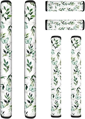 Vista 48 de 6 fundas lavables para manijas de puerta de refrigerador, protector antideslizante para nevera, horno, lavavajillas, mantener alejadas de huellas