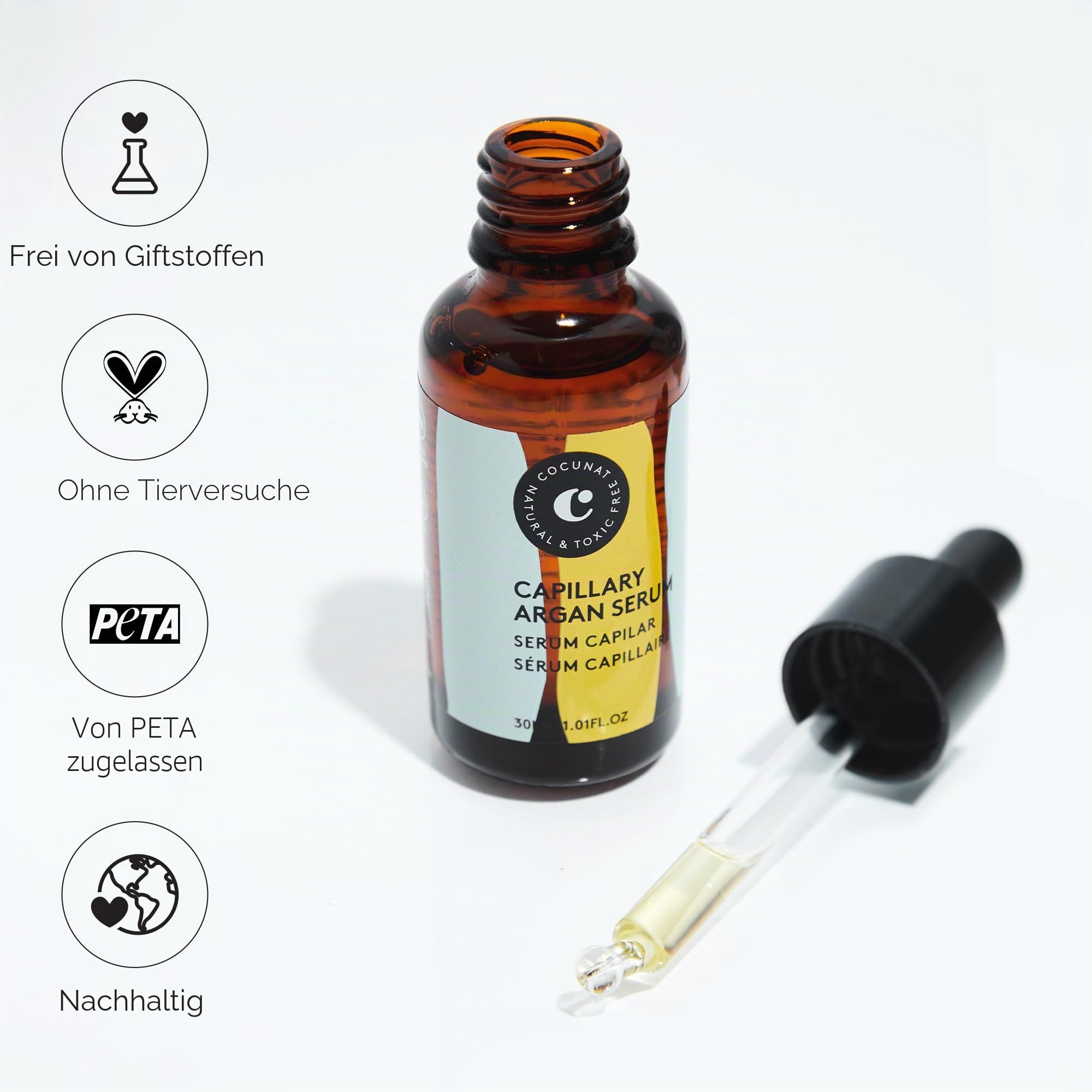 COCUNAT Locken Set Curly Method, Leave-In + Arganöl Serum + Spray | Komplette Locken-Routine: spendet Feuchtigkeit, definiert, nährt und fixiert. Ohne Silikone, Sulfate und Toxine.