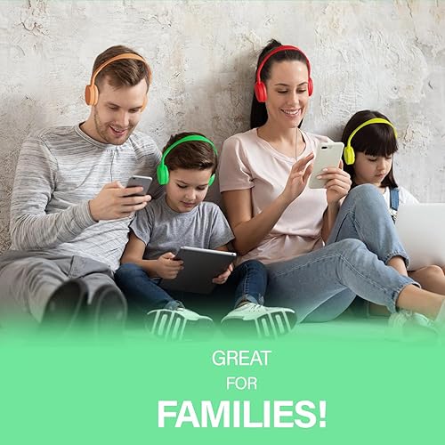 Miniatura 5 de Maeline Auriculares con cable, auriculares estéreo en la oreja con almohadillas de silicona para el aula (K-12 - Universidad) Centro de aprendizaje