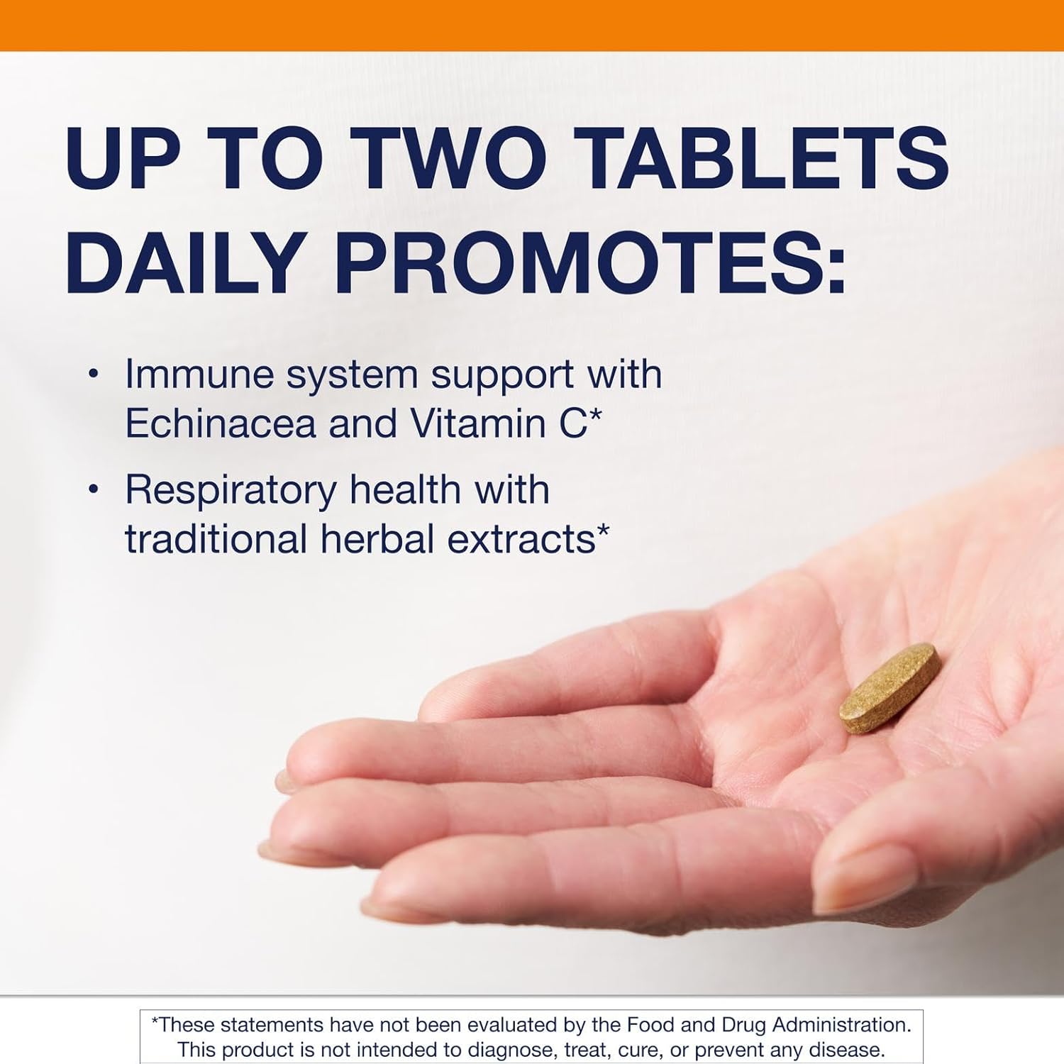 Metagenics Echinacea Synergy - Herbal Immune Support with Echinacea, Perilla Seed, Licorice, Ginger & Vitamin C - Supports Respiratory & Allergy Relief - Vegetarian - cGMP Certified - 120 Tablets - Image 2