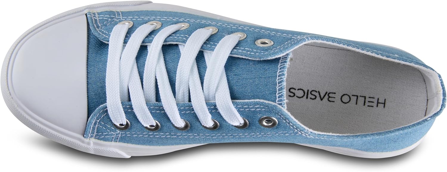 Canvas Shoes for Women Casual Low Top Sneakers Fashion Womens Tennis Shoes for Everyday Wear - Image 7