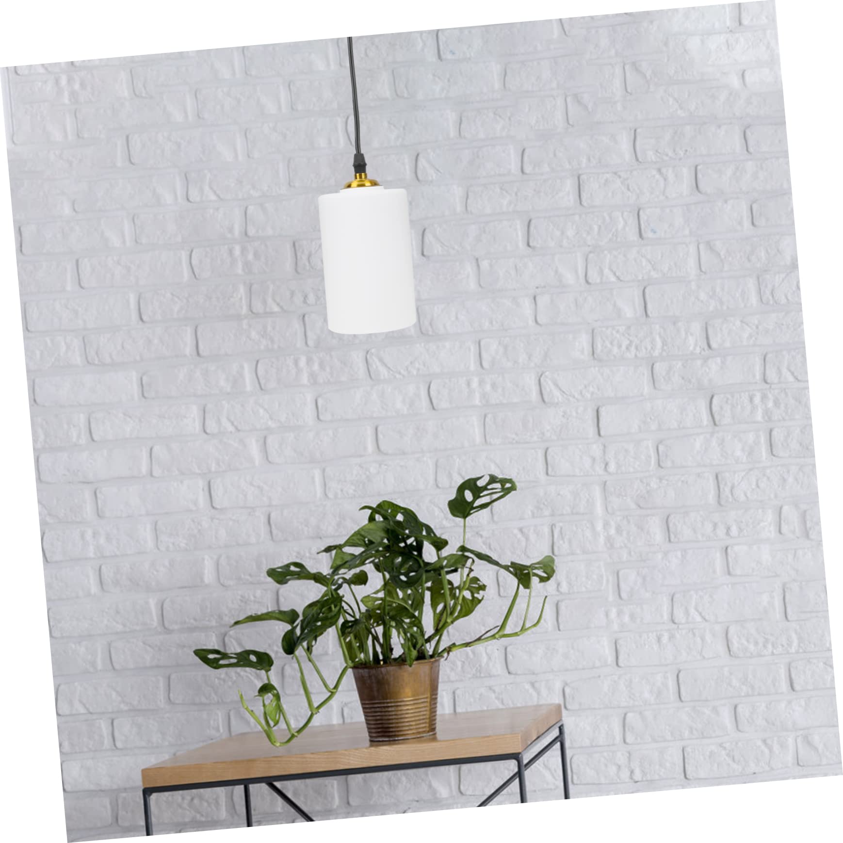 Operitacx Paralume Cilindrico in Vetro Satinato 3 Pezzi Copertura Decorativa Per Lampada Sospensione E Abatjour Diffusore Luce Soffitto 5.91X11.81X3.94In Sostituzione Facile Per Lampadari Interni
