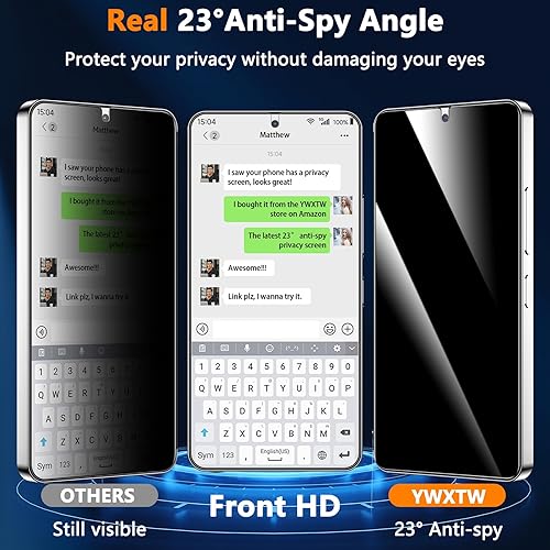 Miniatura 9 de YWXTW Protector de pantalla para Samsung Galaxy A12  A13  A13 LTE  A32 5G  A03S  A02S  A04E  A04S, 9H Protector de pantalla de vidrio templado