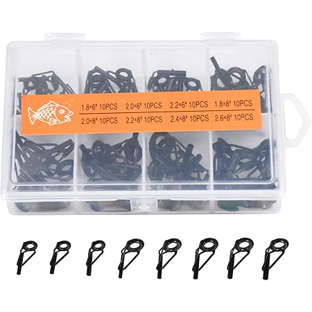 Kit De Réparation Pour Canne à Pêche à La Mouche - 11 Pièces, Guides En Acier Inoxydable - Pour Remplacer Anneaux Endommagés