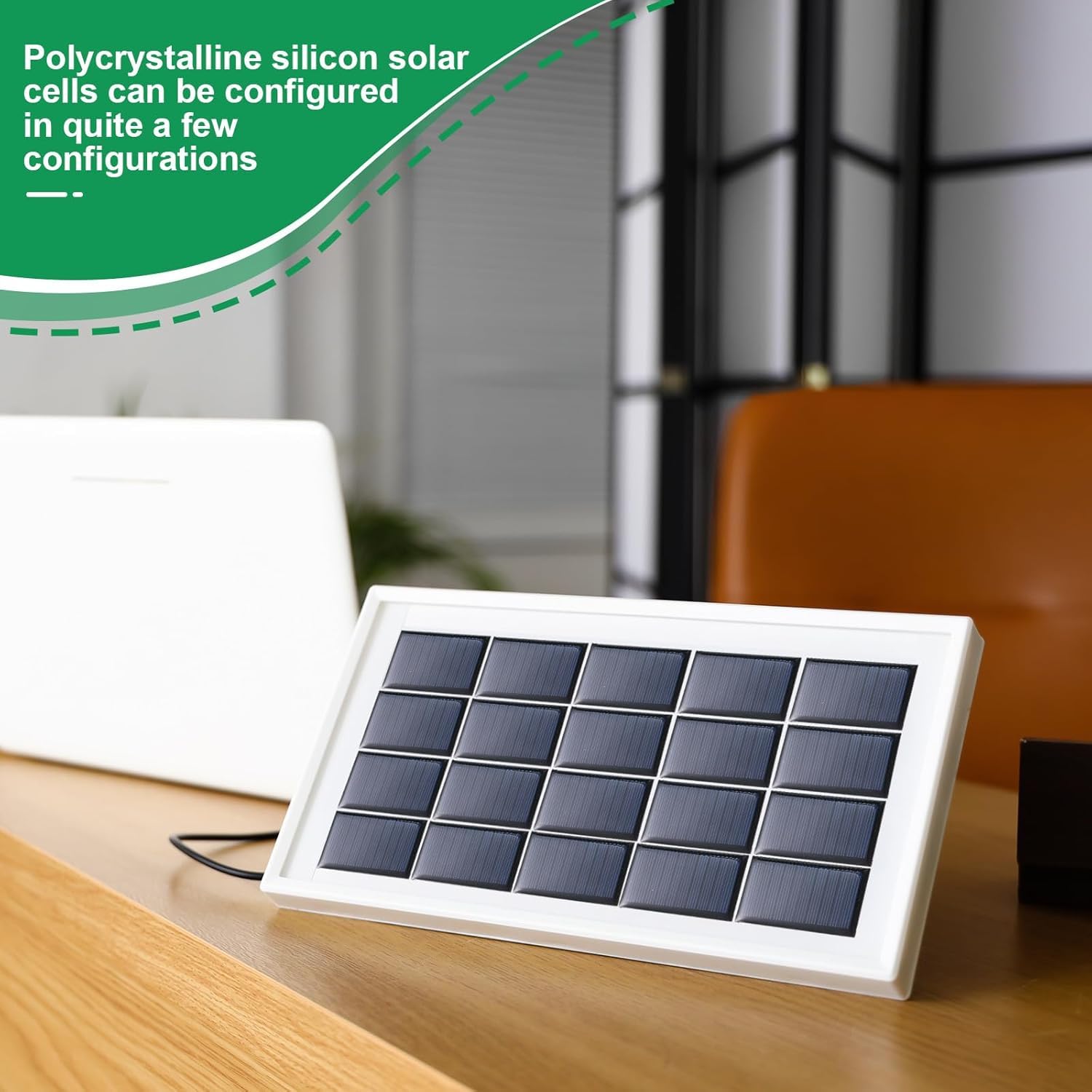 Sourcing Map Mini-Solarpanel 6V 150mA 0,75W – 80x80mm, Polykristallin, Mit Epoxidharz, Für DIY & Kleingeräte