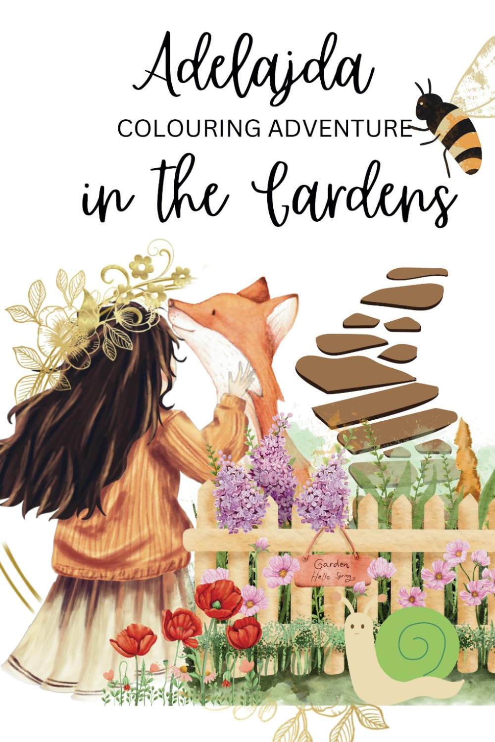 Adelajda in The Garden: Colouring Adventure