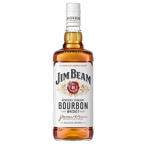 Bourbon Whiskey Jim Beam White 1L