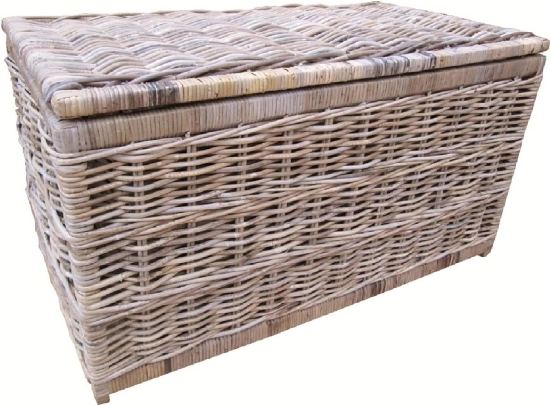 Storage Chest Trunk Wicker Rattan Small