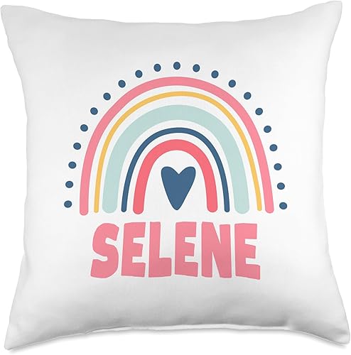 Miniatura 4 de Selene Name Custom Woman Myth Legend Pink Birthday Party Throw Pillow, 16x16, Multicolor