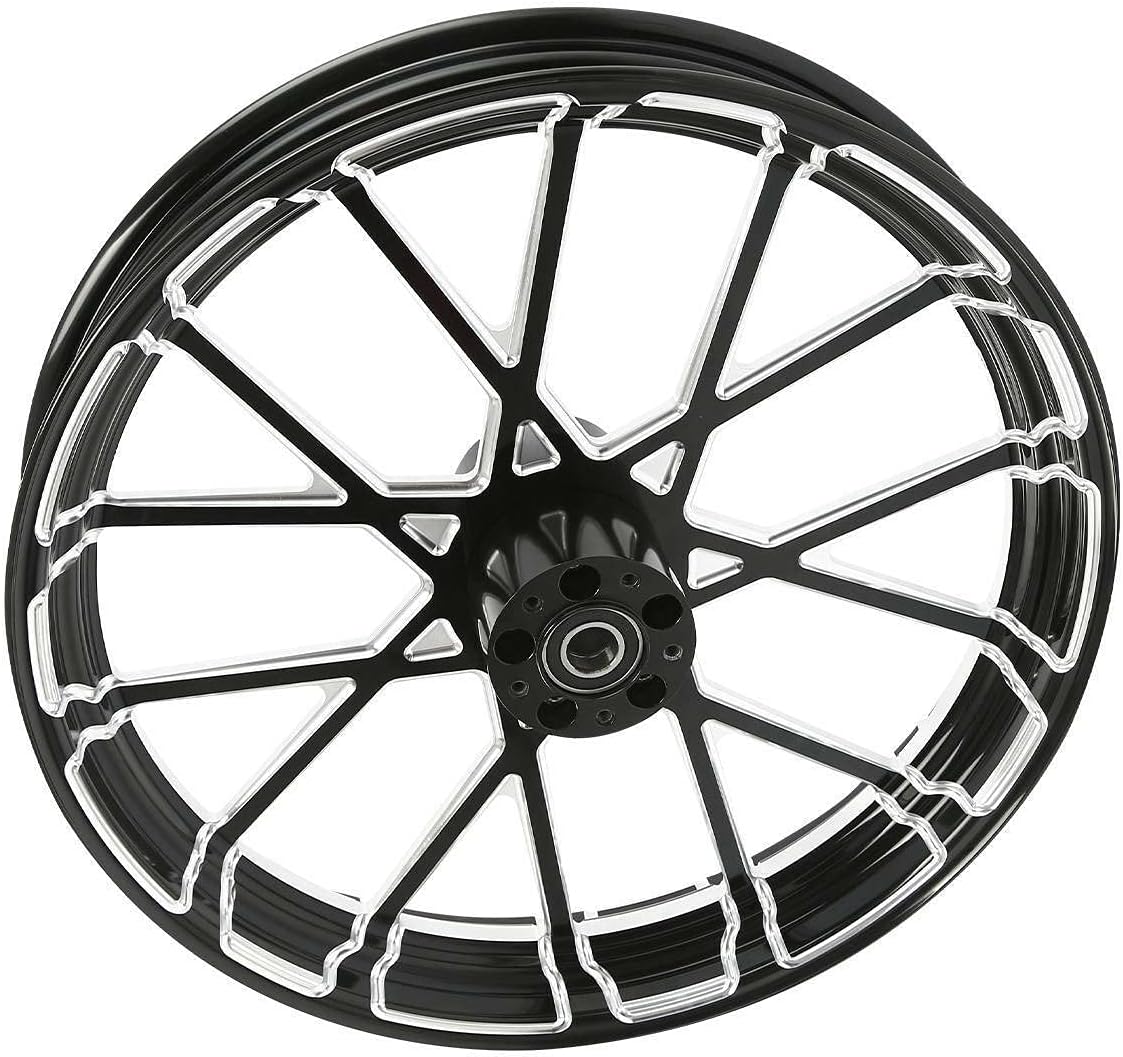 TCMT 23" Front Wheel Rim Dual Disc Flange Wheel Hub Fit For Harley Touring Non-ABS/ABS Models Road King Electra Street Road Glide Ultra Limited 1997-2020