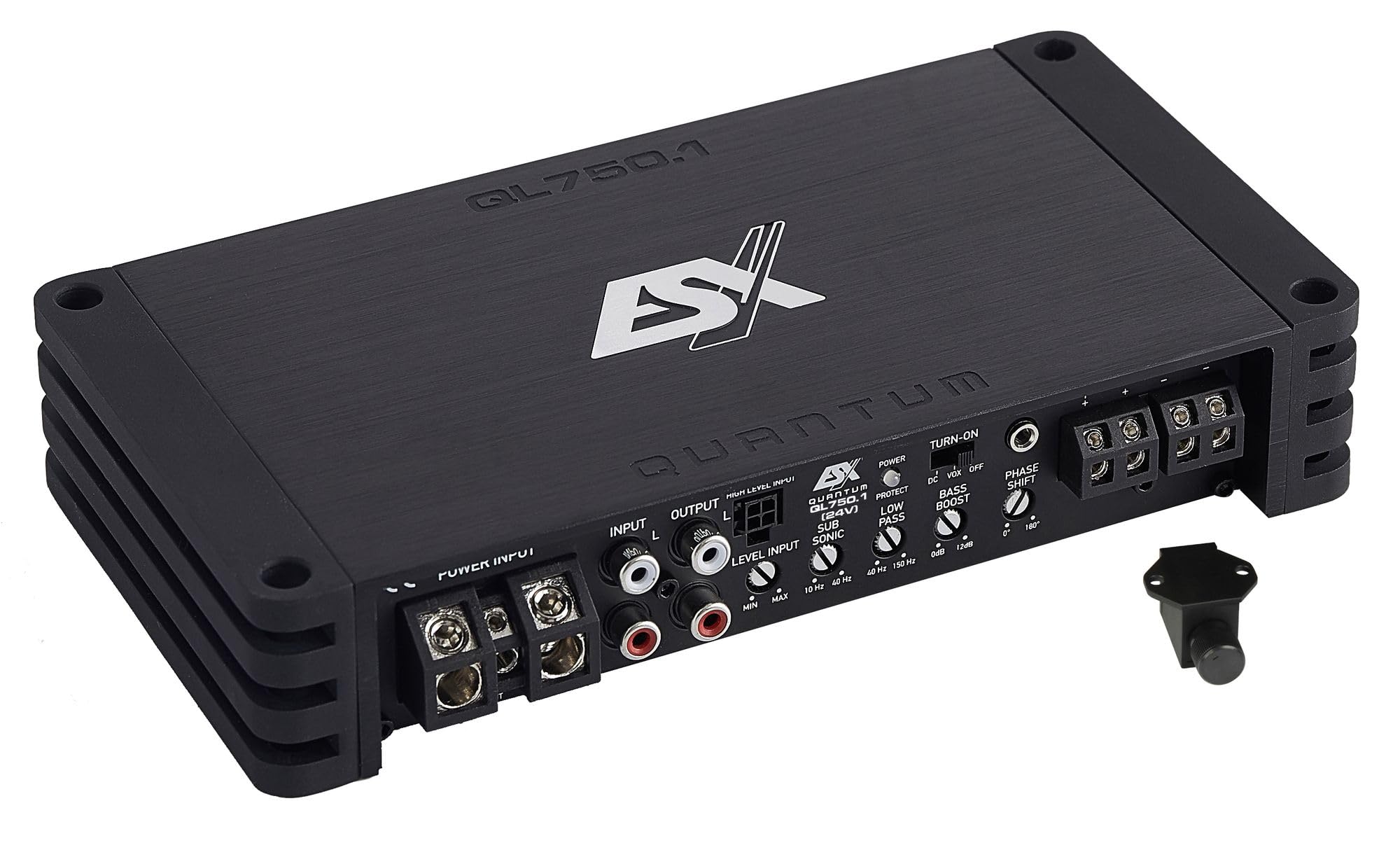ESX QL750.1-24V - 24V für LKW usw. | Monoblock 1-Kanal Verstärker Endstufe | 24 Volt Class D - Digital