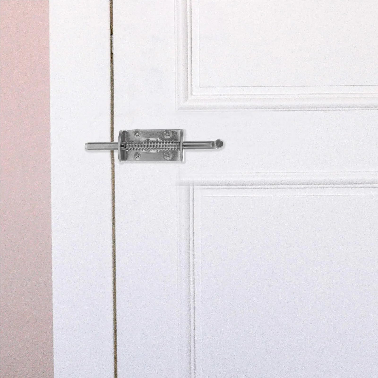Pestillo con resorte, 5 unidades, pasador de resorte resistente, cilindro de acero inoxidable, cerradura de puerta, cerradura de seguridad, perno de puerta, antirrobo, accesorios para exteriores para