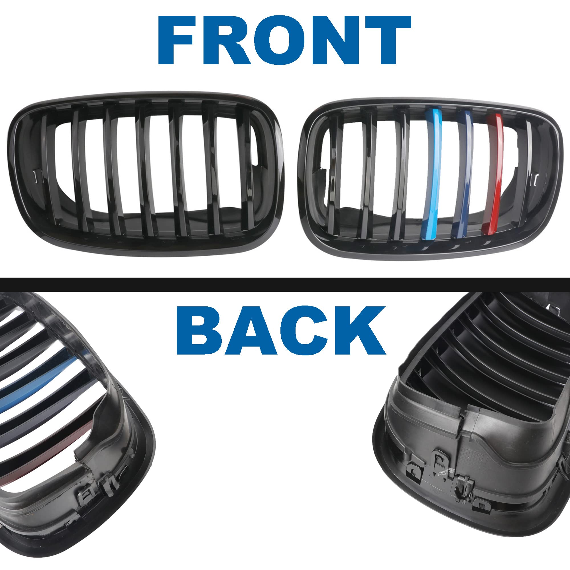 Calandres Noires Brillantes Pour BMW X3 G01 | Élégance Et