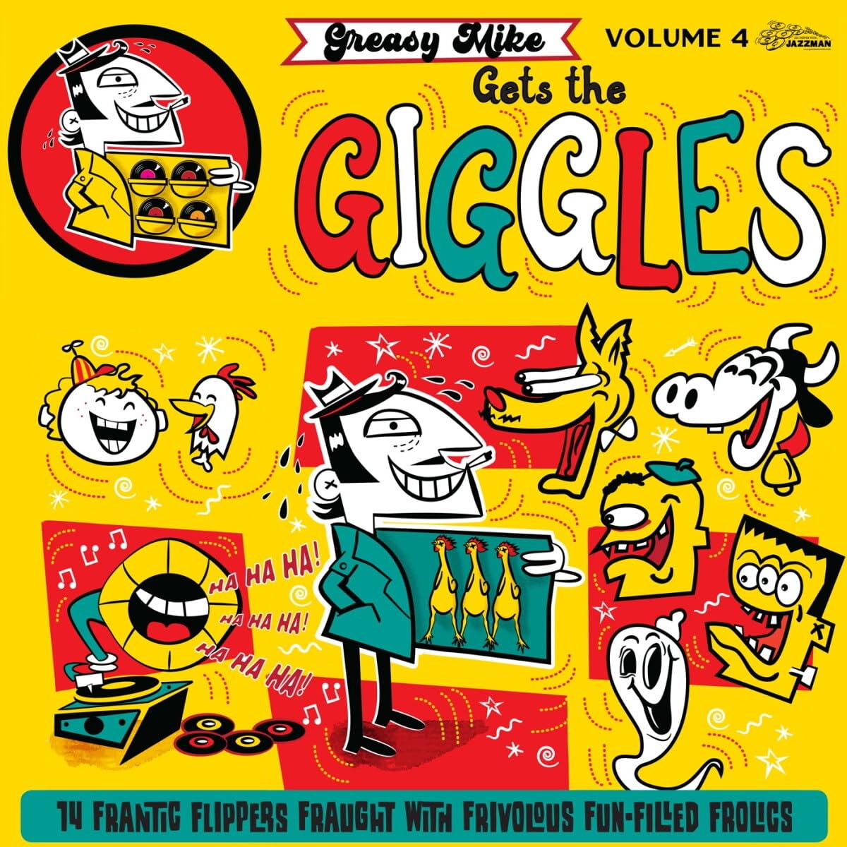 Aa.Vv. - Greasy Mike Gets The Giggles LP Vinyl