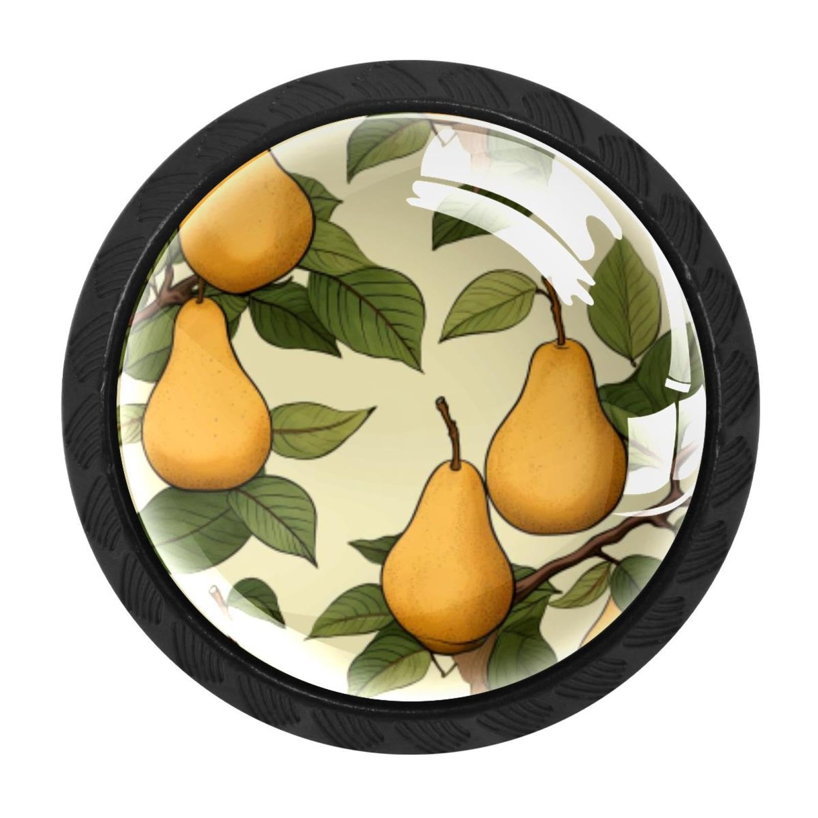 Chenzzzz Multicolored 09 4 Pack Thanksgiving Pear Kitchen Cabinet Knobs Drawer Knobs Door Dresser Handles For Personalized Gifts Great For Any Occasion