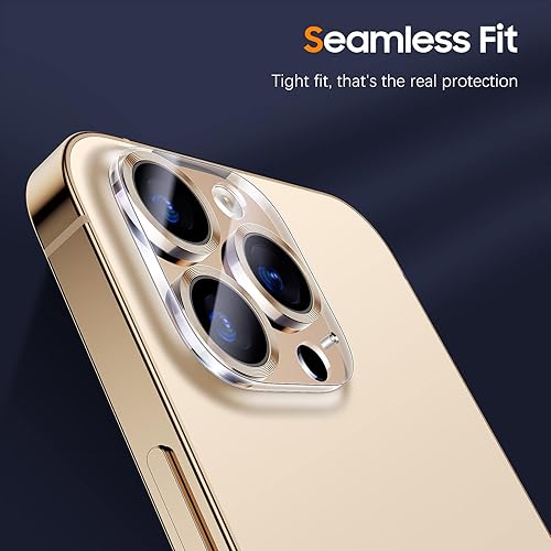Miniatura 313 de UniqueMe [Paquete de 3 protectores de lente de cámara compatibles con iPhone 14 Pro Max/iPhone 14 Pro, vidrio templado, [compatible con fundas]
