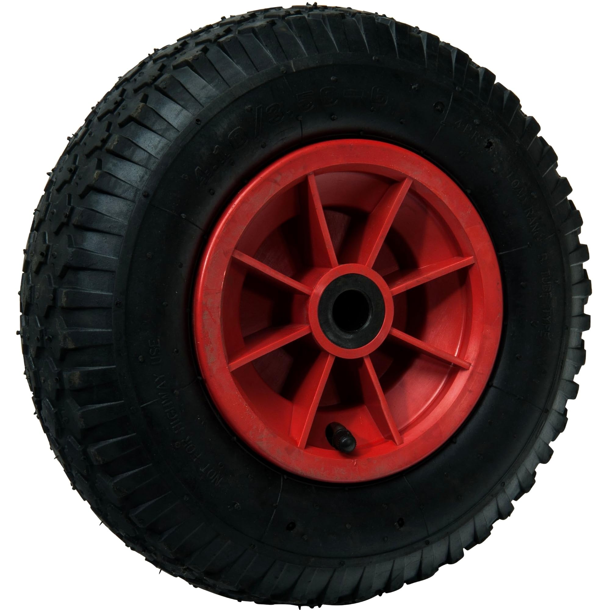 Werka Pro Red Inflatable Wheel 12 Inch 300 X 85 Mm Bore 20 Mm