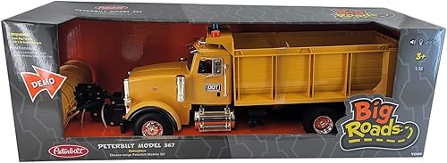 Miniatura 2 de ERTL para Peterbilt 367 quitanieves - LP75755 116 ABS camión modelo preconstruido