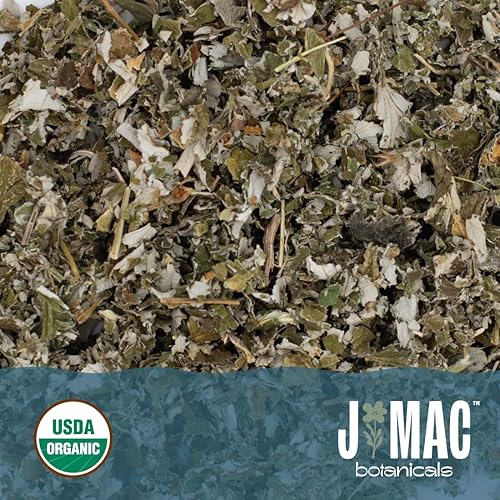 Miniatura 8 de J Mac Botanicals, Hoja de frambuesa roja orgánica, té de hierbas (bolsa de 16 onzas, más de 200 tazas) hoja seca cortada y tamizada