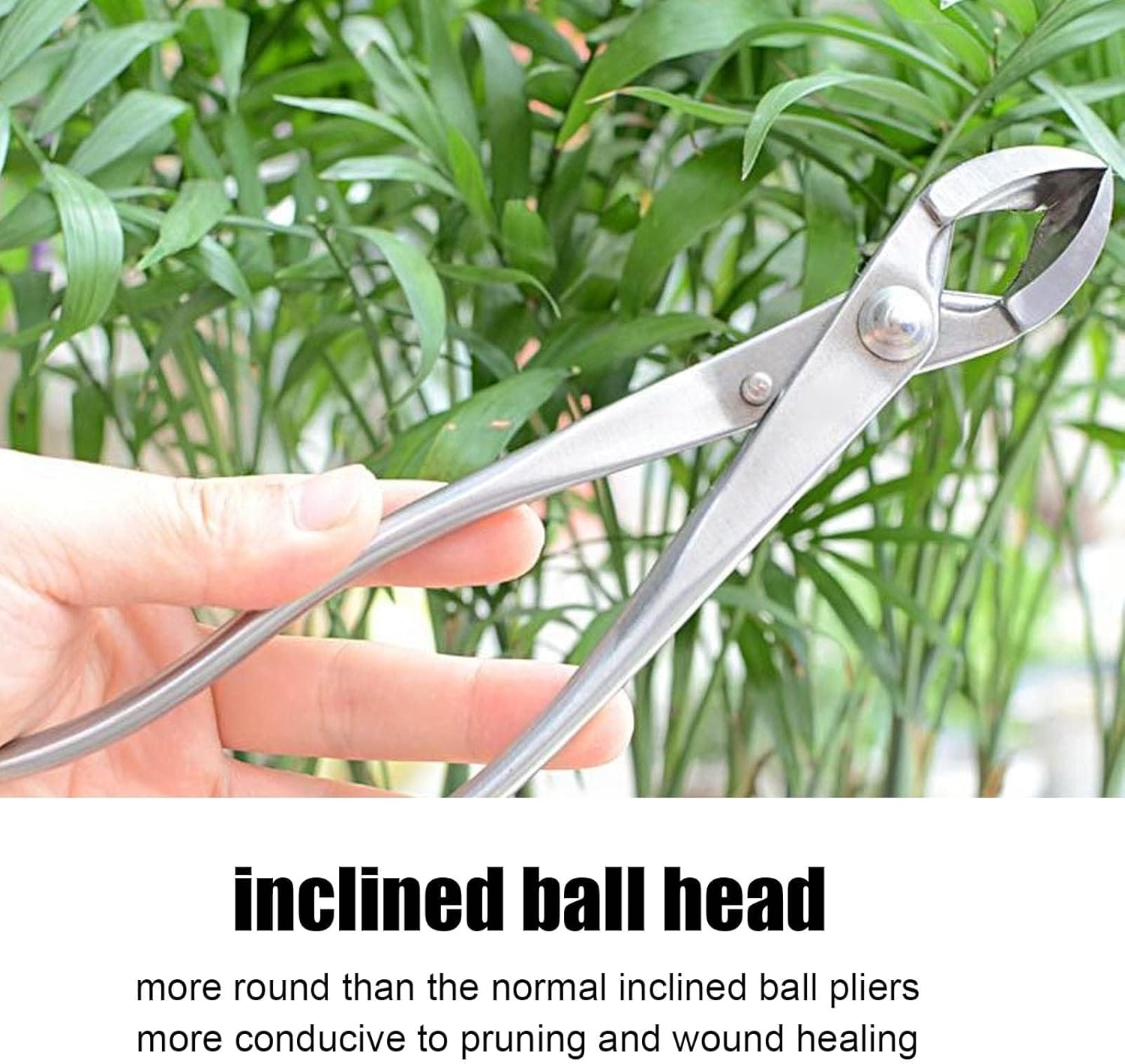 Bonsai Branch Cutter, 21cm/8.27in Stainless Steel Bonsai Concave Branch Cutter, Ergonomic Design Bonsai Scissor Tree Clippers, Gardening Shears Tool