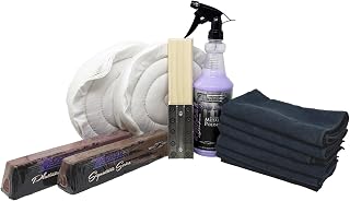 EZ Money Aluminum Polishing Kit - Metal Polishing Kit with Sewn Buffing Wheels, Compounds & Sprayable Metal Polish - Cuts & Colors in 1 Pass