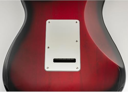 Miniatura 32 de Juego de carcasa para guitarra eléctrica Musiclily SSS 11 agujeros Stratocaster para Fender, hecho en México/EE. UU., Blanco Perlado Perla blanca