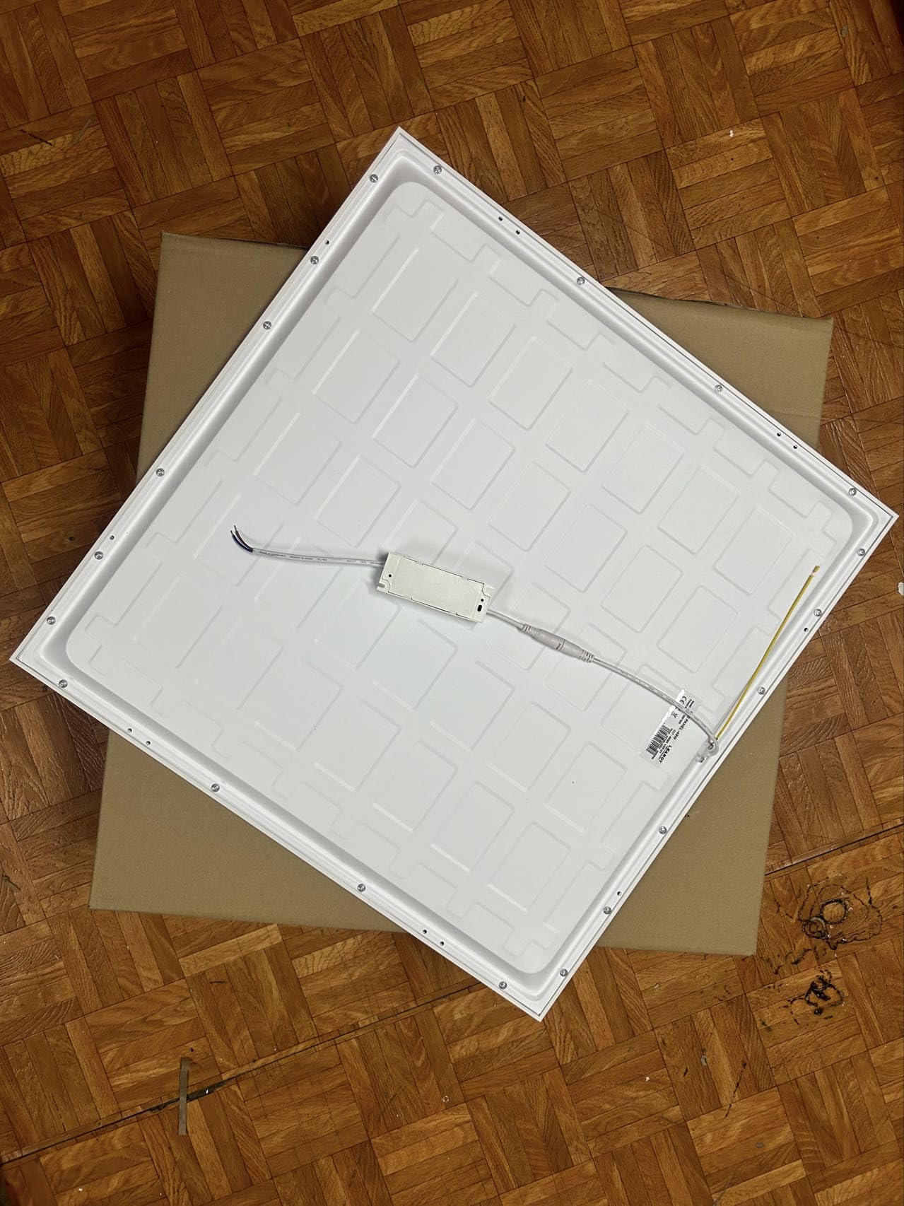 MUNDDY® - Pack de 11 Panel LED 60 x 60 cm, 50W, 6500 lumenes Reales certificados. Blanco Frio 6500K, 595 x 595 x 33 mm,Driver Incluido Envio Urgente Desde Madrid
