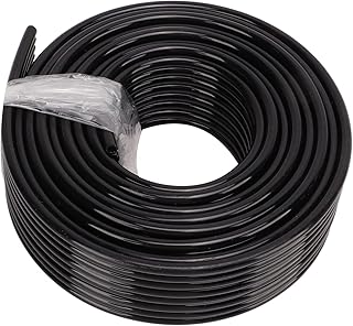 Tubo de tinta de impressora UV de 3 m, 8 linhas preto 6 x 4 mm HTPE Tubo de tinta leve e flexível de alta tenacidade para impressoras a jato de tinta, máquinas de tablet, impressoras A3 A4 UV