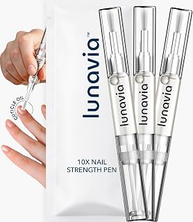 Nail Strengthening Pen - Conditioning Oil Serum with Myristoyl Pentapeptide-17, Jojoba & Squalane - Cuticle Oil Pen for Nail Care & Maintenance - 3 Pack