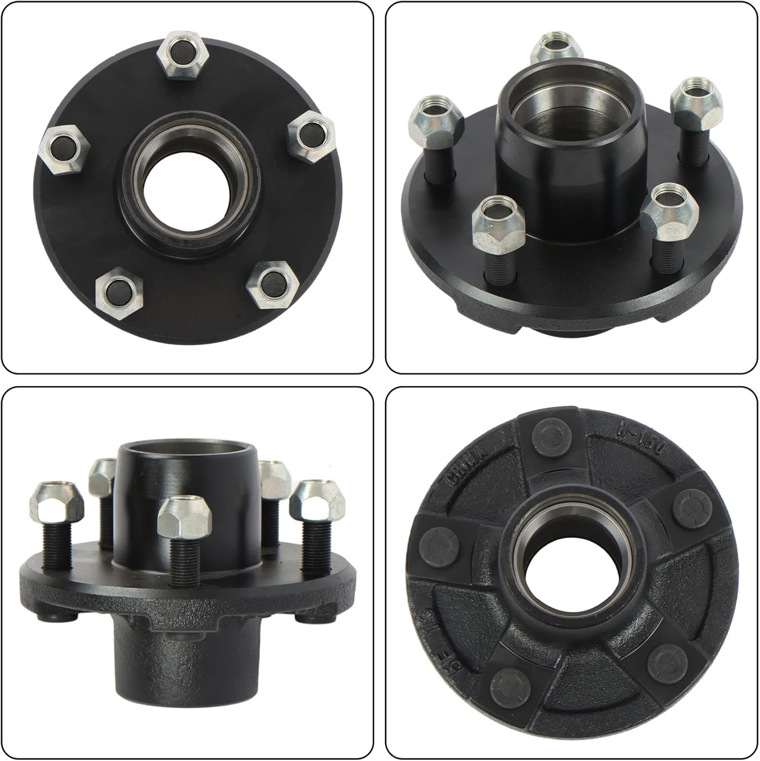 labwork 5 on 4.5 Inch Trailer Hub Bearing Kit Suitable for 2000lbs and 1 Inch Spindle Set of 2