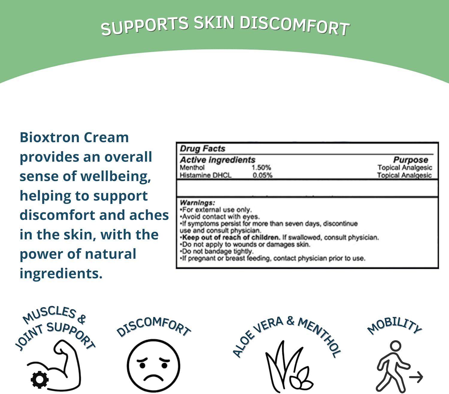 Bioxtron Life Cream Natural AFA Stem Cell Supplement 2 oz - Joint Pain - Muscle Pain - Fatigue - Image 5