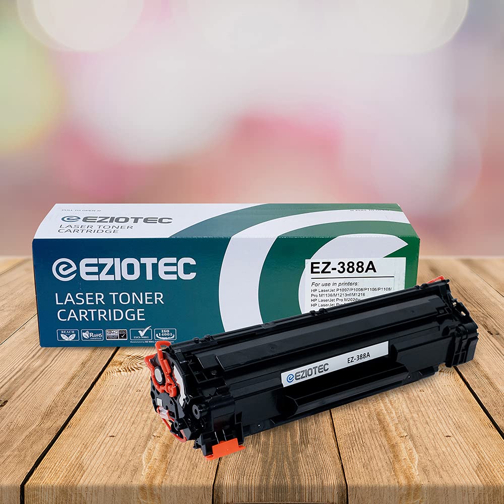 Eziotec 388A Compatible Toner Cartridge for Hp Laserjet Series P1007/P1008/M1136/M1213/M1216 (Black) (B097BCTCBD) Amazon Price History, Amazon Price Tracker
