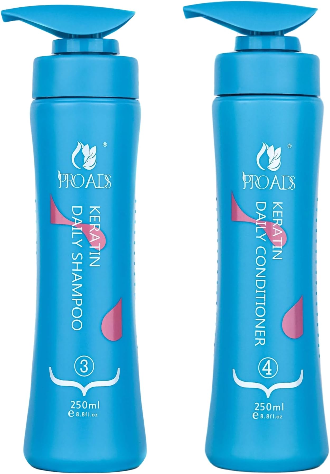 PRO ADS keratin daily care shampoo and conditioner