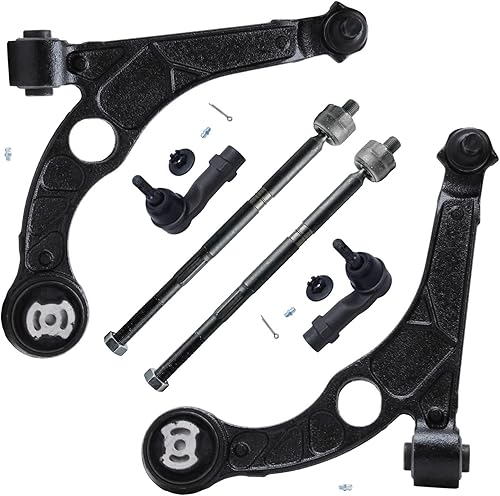 Detroit Axle - 6 brazos de control delanteros inferiores e interiores de repuesto para Dodge Dart 2013 2014 2015 2016 - 2015-2016 200