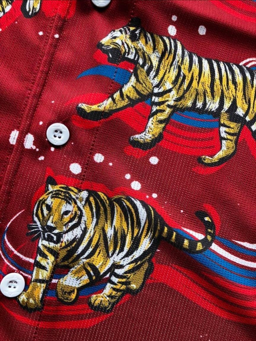 Amazon.co.jp: 阪神 タイガース レプリカ ユニフォーム 波と虎 L