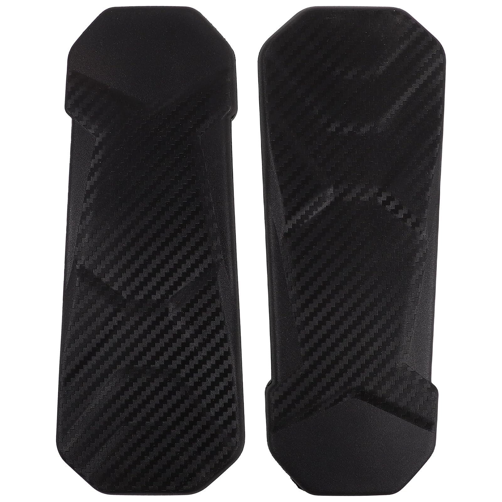 Cojín de Reposabrazos para Silla de Oficina Negro de PU, Reemplazable y Cómodo, 2 Piezas para Sillas Ergonómicas Juego