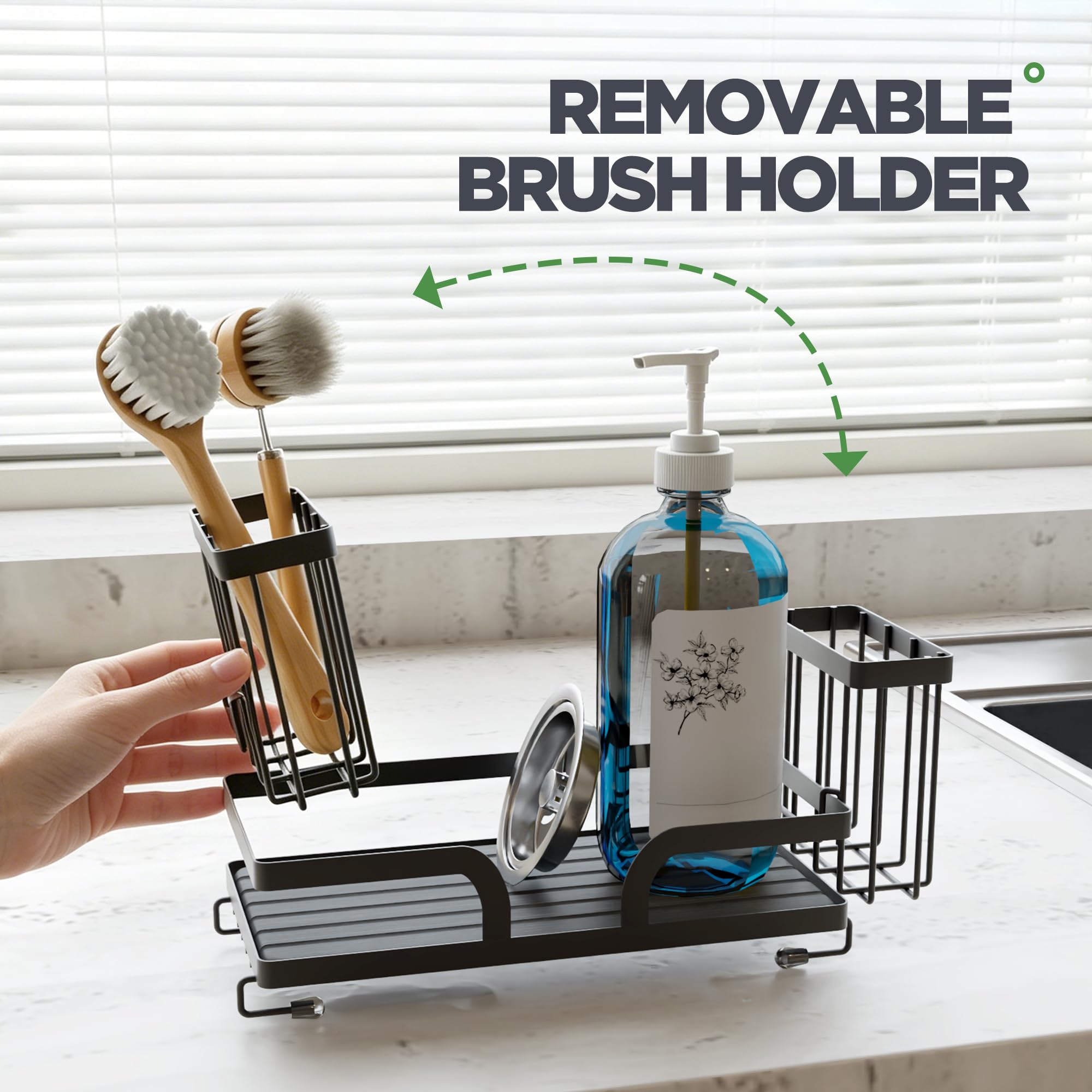 Sponge Holder for Sink - Dry & Organize -3