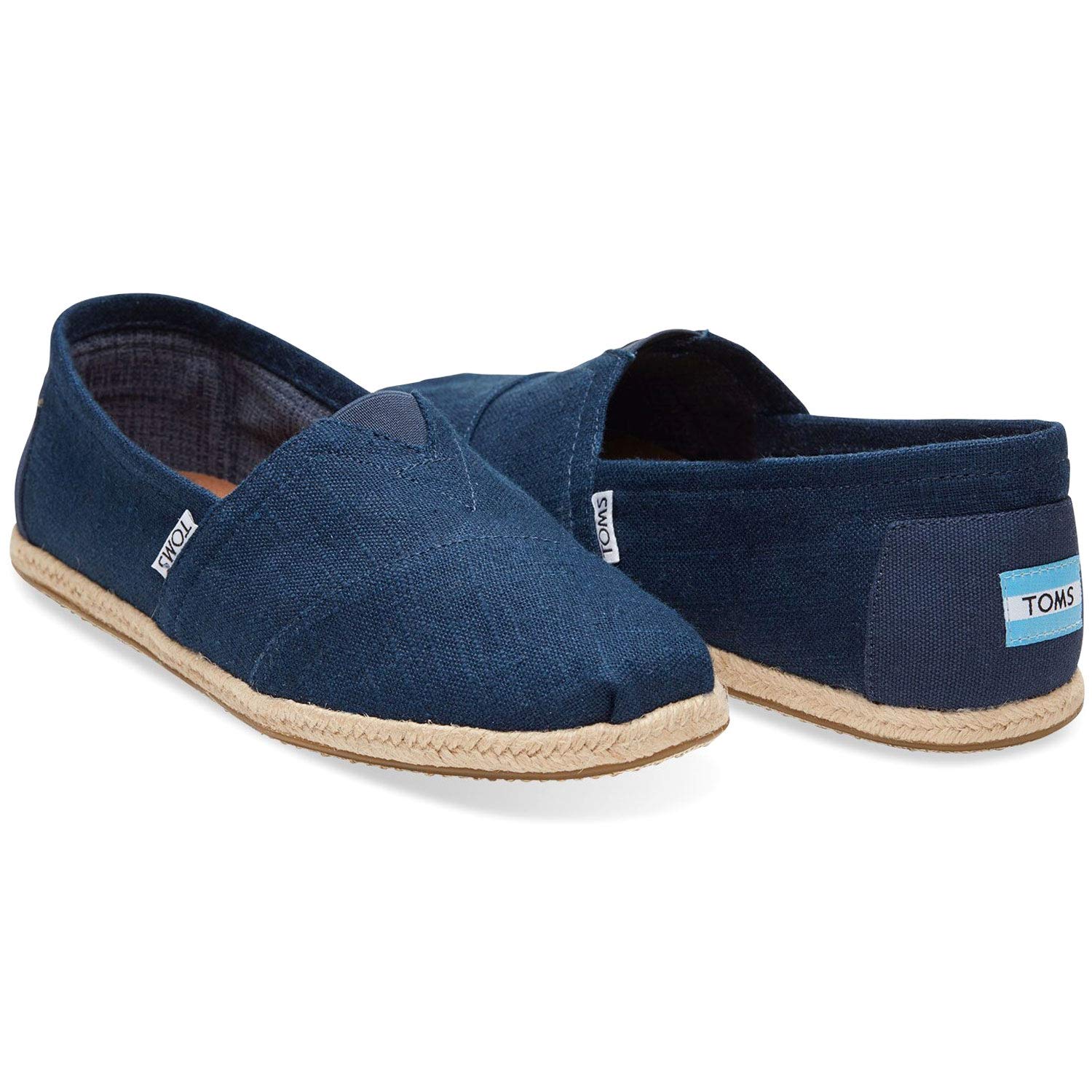 TOMS Classics Navy Linen Rope Sole 47.5