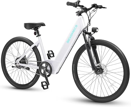 Electric Bike for Adults,500W Peak Ebike for Women,20MPH Commuter Electric Bicycle with 12/15.6Ah Battery,Up to 60/75 Miles,Disc Brake Electric Bike,Suspension E Bike,UL 2849 Certified
